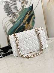 Chanel 2.55 Calfskin Flap Bag Charms 2021 in White - 6