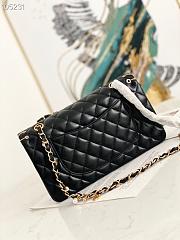 Chanel 2.55 Calfskin Flap Bag Charms 2021 in Black - 3