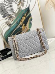 Chanel 2.55 Calfskin Flap Bag Charms 2021 in Gray - 5