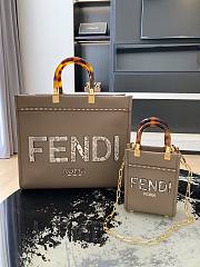 Fendi Sunshine Rome-born fashion tote bag 35cm - 1