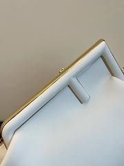 FENDI First Large White leather bag 32cm - 5