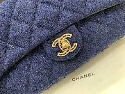 Chanel Sequins Tweed Medium Flap Bag in Blue  - 3