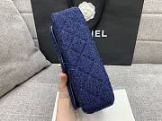 Chanel Sequins Tweed Medium Flap Bag in Blue  - 5