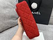 Chanel Sequins Tweed Medium Flap Bag in Red - 4