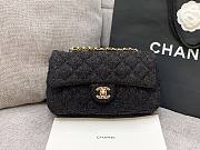 Chanel Sequins Tweed Medium Flap Bag in Black - 1