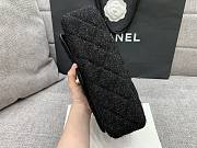 Chanel Sequins Tweed Medium Flap Bag in Black - 5