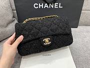 Chanel Sequins Tweed Medium Flap Bag in Black - 6