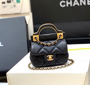 Chanel handle flap bag gold  - 1
