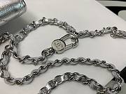 Chanel super mini silver bag - 2