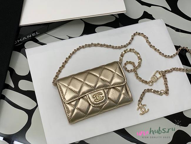 Chanel super mini golden bag - 1