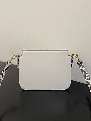 Fendi touch white & snake skin bag  - 6