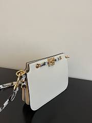 Fendi touch white & snake skin bag  - 3