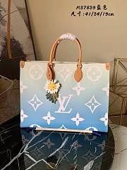 Louis Vuitton OnTheGo GM Blue M57639  - 1