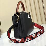 Louis Vuitton Capucines BB Taurillon in Black M94634 - 5