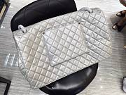 Chanel Flap Travel Bag in Silver  - 4