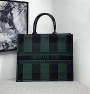 Dior book tote caro green 41cm bag - 1