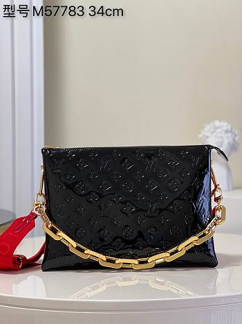 Louis Vuitton Coussin MM H27 in Patent Leather 