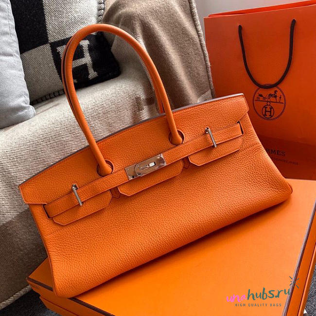 Hermes togo shoulder bag 42cm in orange - 1