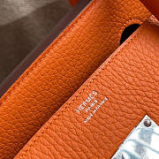 Hermes togo shoulder bag 42cm in orange - 4