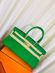 Hermes togo shoulder bag 42cm in green - 6