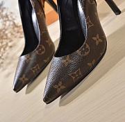 Louis Vuitton monogram and patent CHERIE PUMP heels - 2