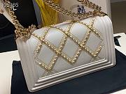 Chanel Leboy White Flap Bag 25cm - 6