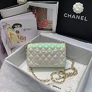 Chanel Classic Handbag Iridescent Ivory 20cm - 2