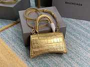 Balenciaga hourglass gold small bag - 4