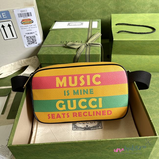 Gucci 100 music is mine belt bag - 1