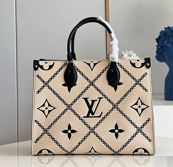 LV OnTheGo MM Monogram Empreinte Leather M45595