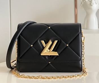 Louis Vuitton Twist MM Epi Black Leather