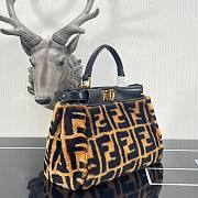 Fendi Peekaboo FF LogoSheep Skin Bag - 3