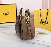 Fendi FF logo shoulder bag 24cm - 6