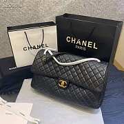 Chanel Flap Travel Bag in Gold Black - 2