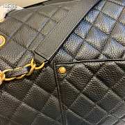 Chanel Flap Travel Bag in Gold Black - 5