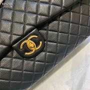 Chanel Flap Travel Bag in Gold Black - 6