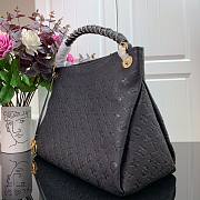 LV Artsy MM Monogram Empreinte Leather in Black M44456 - 4