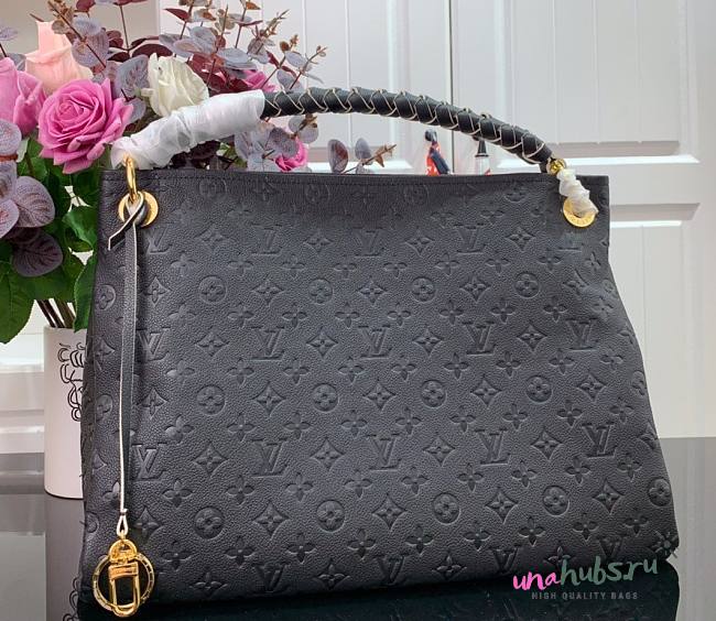 LV Artsy MM Monogram Empreinte Leather in Black M44456 - 1