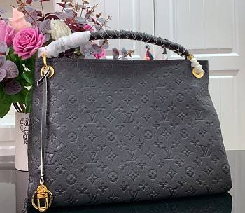 LV Artsy MM Monogram Empreinte Leather in Black M44456