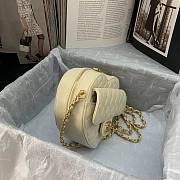 Chanel New Heart Shaped Bag AS2060 Cream - 3