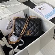 Chanel flap bag 20cm black AS2975 - 1