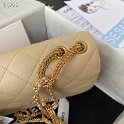 Chanel flap bag 20cm beige AS2975 - 3