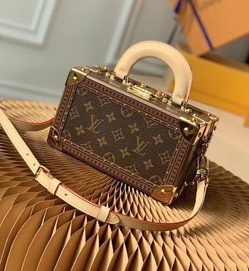 Louis Vuitton Valisette Tresor box red M45675