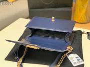 Chanel Leboy Blue Flap Bag 25cm - 2