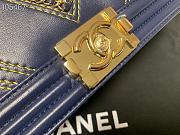 Chanel Leboy Blue Flap Bag 25cm - 6