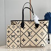 Louis Vuitton White Neverfull Maletage M46040 - 1