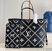 Louis Vuitton Black Neverfull Maletage M46040 - 1