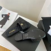 chanel slippers black - 2