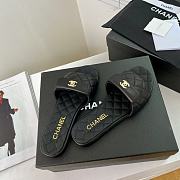 chanel slippers black - 3