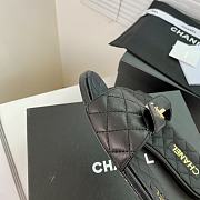 chanel slippers black - 4